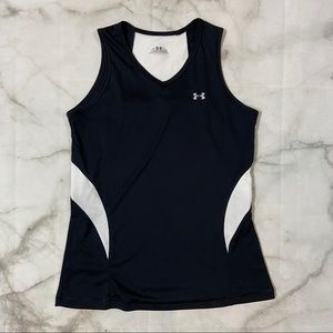 Under Armour Black & White Tank Top w/ Mesh